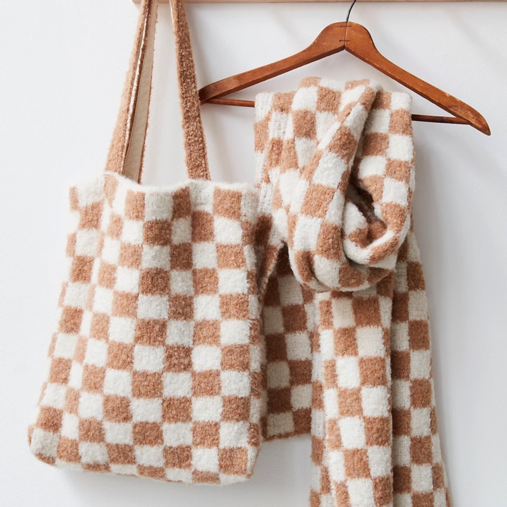 Free People Checkers Carry On BAG - NEW
